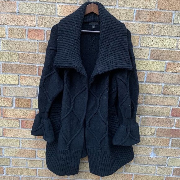 Vintage Burberry London Quilted Jacket Large Black - Picture 1 of 6